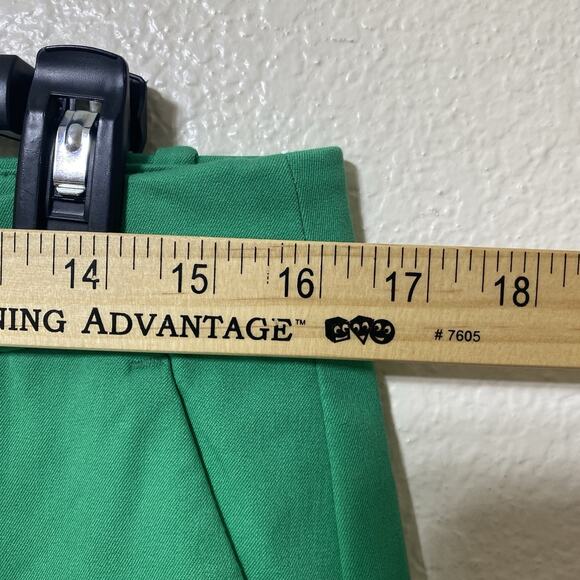 J CREW Kallie Pant Modern Clover Green Stretchy Classic Straight Leg Sz 10T NWT - Picture 11 of 12